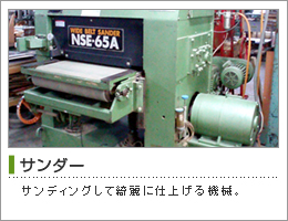 �T���_�[�@�p���ۂ߂���A�T���f�B���O�����Y��Ɏd�グ��@�B